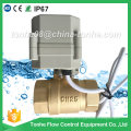 Dn25 2 Way 1 Inch Brass Cr2 01 DC12/24V Electric Ball Motorized Valve Controller